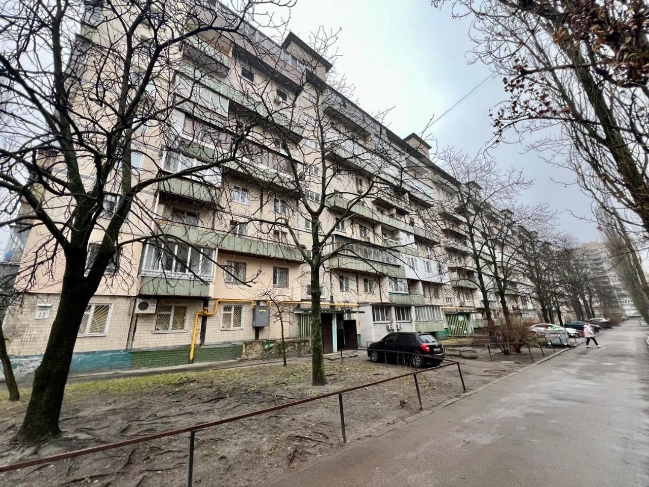 Квартира Эконом-Класса Возле Метро Левобережная Kiev Eksteriør bilde